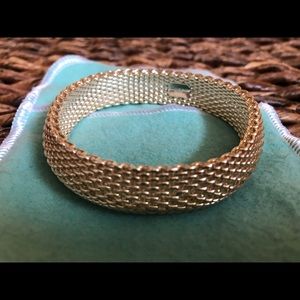 Tiffany Somerset sterling silver mesh bracelet